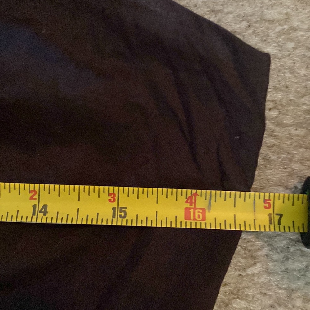 Anne Taylor Factory brown side zip tank blouse size 8 - Picture 5 of 6
